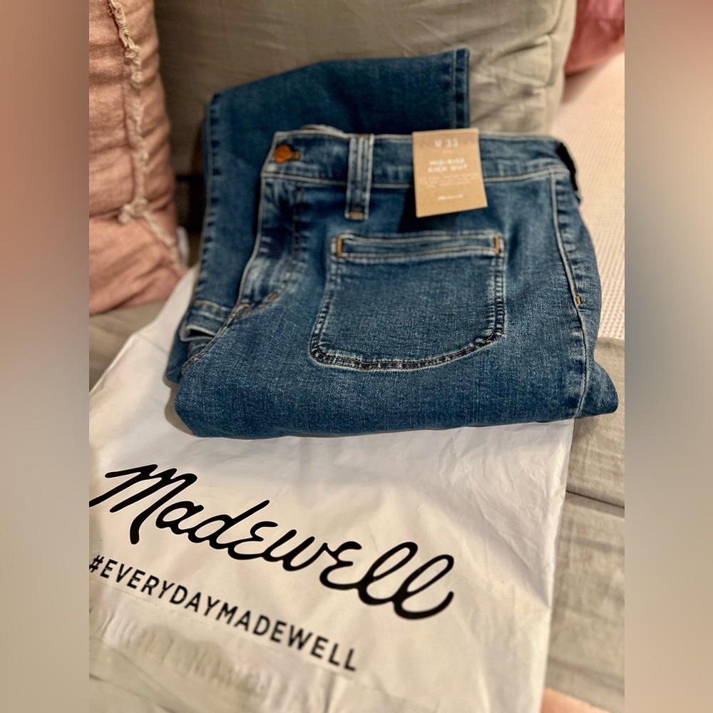 Madewell Kick Out Crop jeans